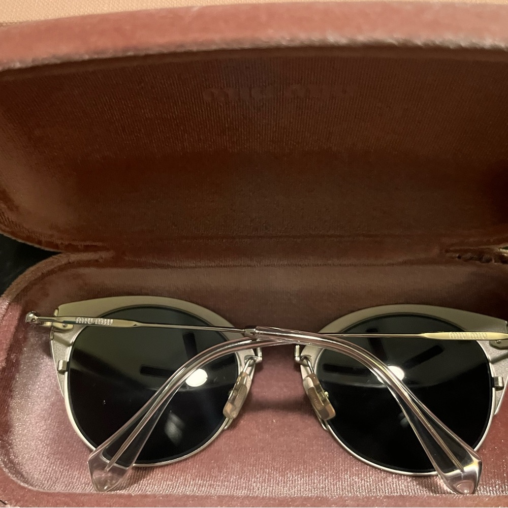 Miu Miu Mirrored Sunglasses - image 4
